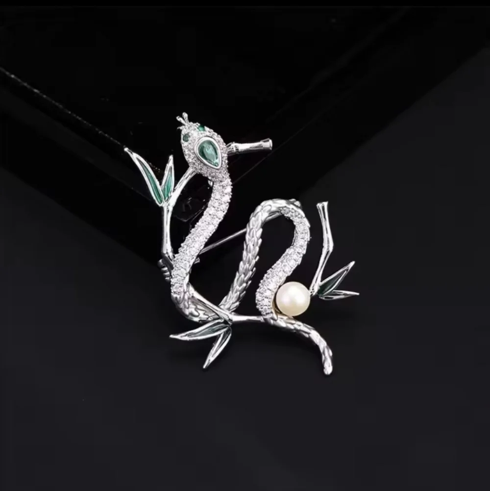 VQ Snake Brooch